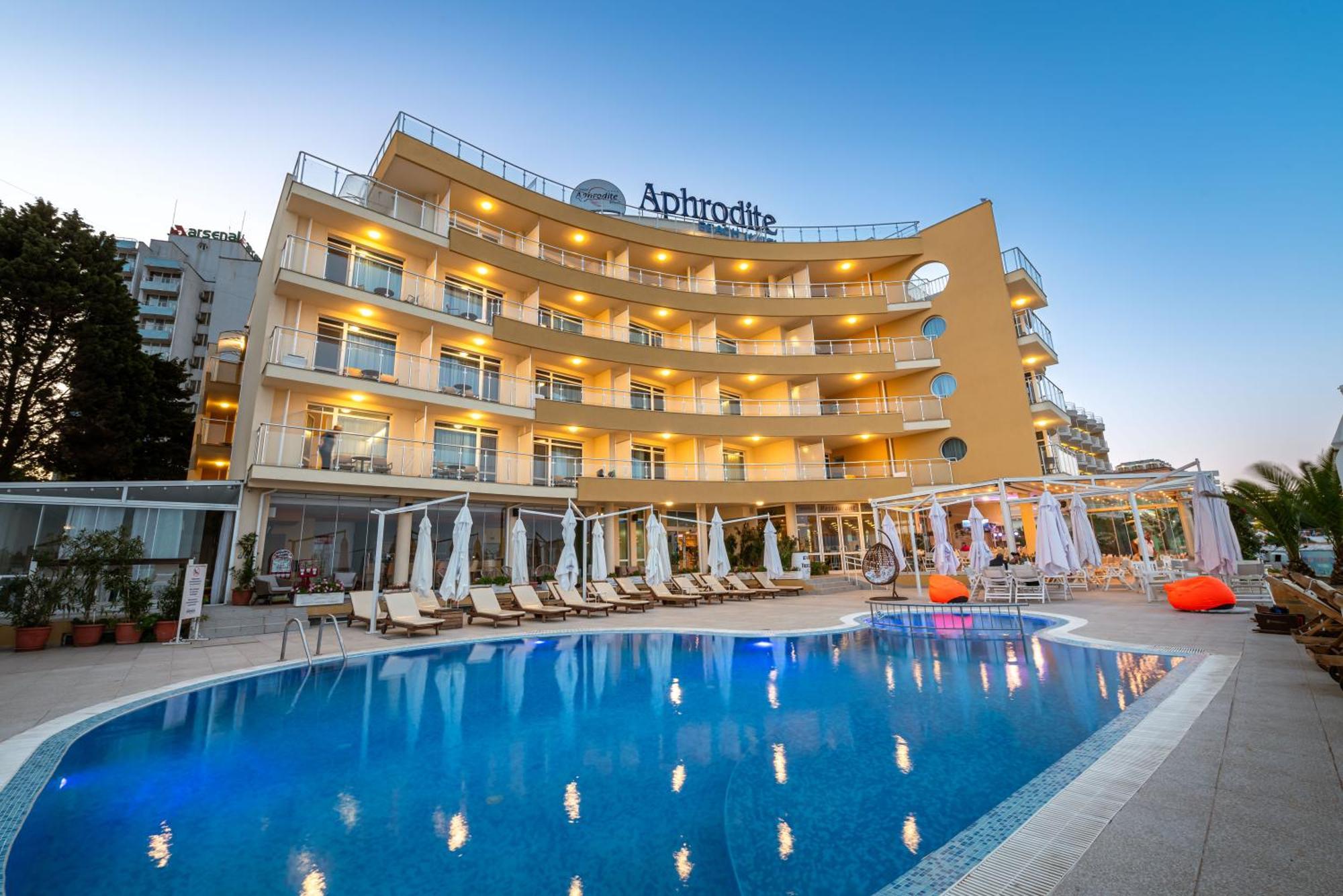 Aphrodite Beach Hotel Несебр Экстерьер фото