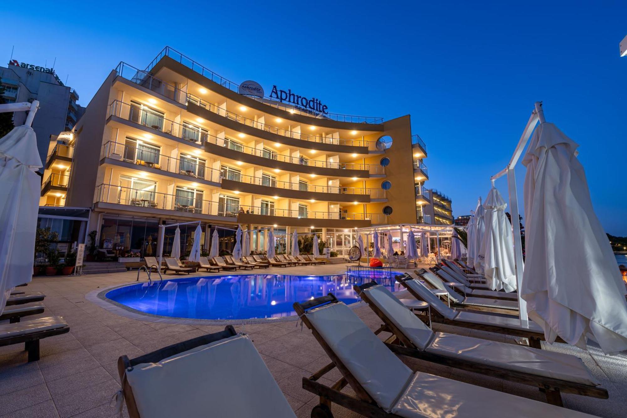 Aphrodite Beach Hotel Несебр Экстерьер фото